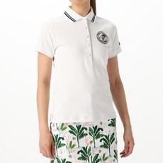 PinkynDianne 女款背面印花滑順高爾夫球Polo衫