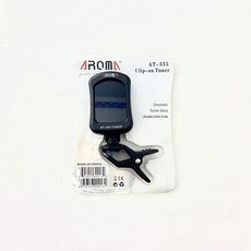 AROMA AT-355 夾式調音器 原廠公司貨保固6個月 適用於吉他 貝斯 烏克麗麗, 1個