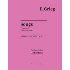 (英文圖書) Edvard Grieg: Melodies of the Hearth Op. 5 平裝版, Independently Published, 英文