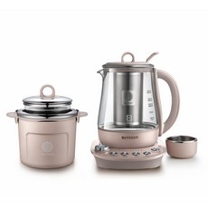 BUYDEEM北鼎 多功能烹煮壺-粉漾壺大全配1.5L K2691, K2691粉樣壺全配