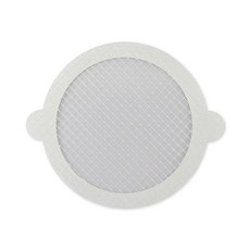 圓形一次性排水孔貼 毛髮過濾網, 白色