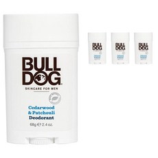 BULLDOG 男士雪松&廣藿香體香膏, 4個, 68克