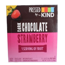 KIND 黑巧克力草莓能量棒, 38g, 12條, 草莓