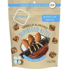 Nutsola香草杏仁超級食物小點心, 1個, 99g