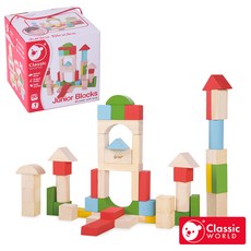 classic world 客來喜經典木玩 城市基礎積木2073