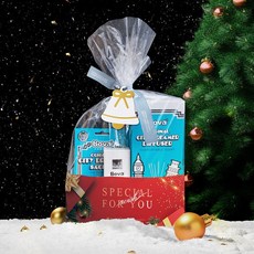 Bova法柏 聖誕香氛禮袋3入組, 藍風鈴(紅色包裝帶)