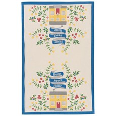 now DESIGNS 圖案印花棉質廚房毛巾, 1個, 家,甜蜜的家