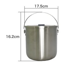 廚之坊Linox 316不鏽鋼防溢密封提鍋, single color, 1個, 18cm