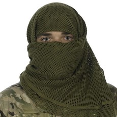 CAMCON 狙擊面紗圍巾軍事用品, 1個, 橄欖