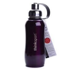 THINKSPORT 不銹鋼保溫運動水壺, 750毫升, 紫色的