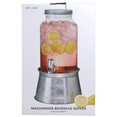 ARTLAND Masonware 飲料服務器飲水機, 5.7L, 銀