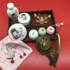 百麗的店 拜媽祖娘娘註生娘娘胭脂水粉拜拜用品套組，女神祭祀祈福保平安, 1套