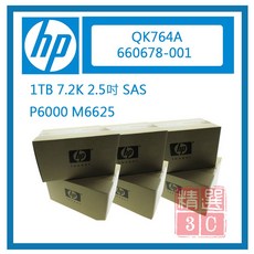 HP QK764A 1TB SAS 7.2K轉 2.5吋 伺服器專用硬碟 全新盒裝