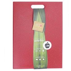 eco smart 砧板 polyflex 塑料砧板, 1個, 紅色的