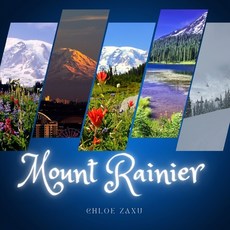 (英文圖書) Mount Rainier: A Beautiful Print Landscape Art Picture Country Travel Photography Coffee Tabl... 平裝版, Independently Published, 英文