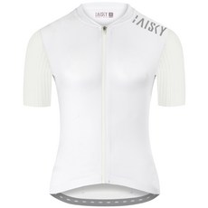BAISKY百士奇自行車衣女款空力短車衣 潔淨V 白