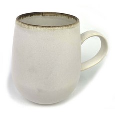 波爾多馬克杯 450g, 1個, 白色
