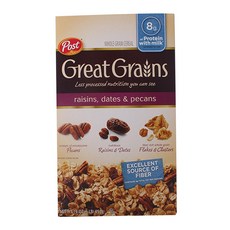 Post 葡萄乾穀物燕麥片, 1盒, 453g