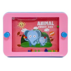 水中投籃機 可愛動物 平板水機 兒童掌上型玩具 競技趣味遊戲, 大象(粉) | 平板水機 | 一個入