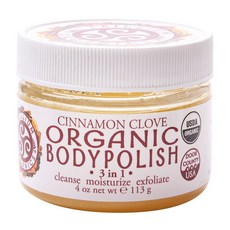 Trillium Organics 身體磨砂肉桂丁香, 1個, 113克