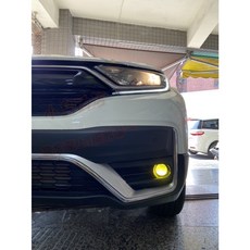 小鳥的店 本田CRV 5.5代 LED黃金霧燈組 台灣製專用霧燈框 提升行車安全, 1個, LED Integrated