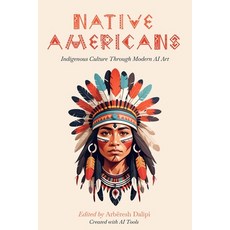 (英文圖書) Native Americans: Indigenous Culture Through Modern AI Art 平裝版, Independently Published, 英文