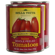 Bella Terra 聖馬爾札諾番茄罐頭, 2個, 794克