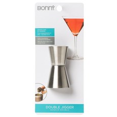 BonnY 不鏽鋼調酒量杯, 1個, 銀色
