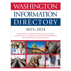 (英文圖書) Washington Information Directory 2023-2024 精裝版, CQ Press, 英文