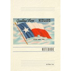 (英文圖書) Vintage Lined Notebook Greetings from Midland Texas 平裝版, Found Image Press, 英文