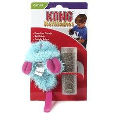 KONG 造型絨毛可填充貓咪玩具, 1個, 模糊拖鞋