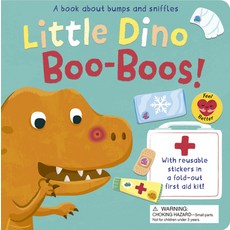 (英文圖書)Little Dino Boo-Boos! Board Books, Tiger Tales, 英文, 硬頁書
