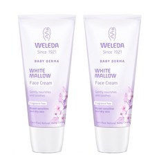 WELEDA 薇蕾德 孩童白錦葵溫和保濕面霜 無香, 2條, 50ml