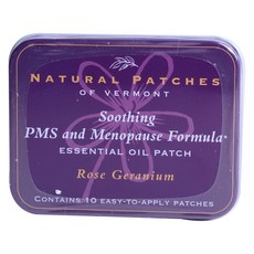 NaturalPatchesOfVermont 精油身體貼片 玫瑰天竺葵, 1個, 10片