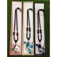 精油項鍊(有禮盒包裝) - 時尚香氛隨身配戴，精美禮品首選, 湖藍