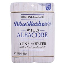 BlueHarbor 野生水煮海鹽長鰭鮪魚調理包, 1包, 85g