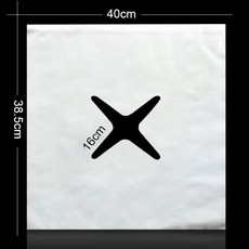 洞巾 拋棄式洞巾 指壓油壓床按摩美容十字洞巾 方形加厚無紡布, 白, 1個, 100個裝