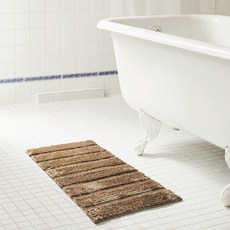 RT designer's collection Bello Microfiver Bass Mat浴室科學50.8 x 81.3cm, 1個, 灰褐色