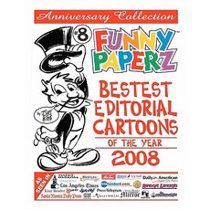 (英文圖書)FUNNY PAPERZ #8 - Bestest Editorial Cartoons of the Year - 2008 平裝版, Createspace Independent Pub..., 英文