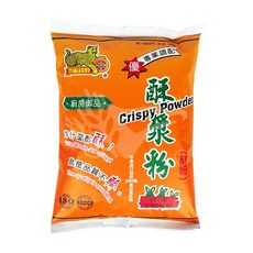 金錢豹 酥漿粉 - 酥脆炸粉，適用於炸雞、炸魚、炸蔬菜，純素可用, 1kg, 2個