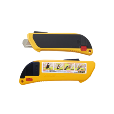 OLFA SK-6 日本原裝豪華型安全工作刀 美工刀 工作裁切必備, 黃色