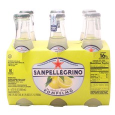 S.PELLEGRINO 聖沛黎洛 葡萄柚飲料, 6件, 200毫升
