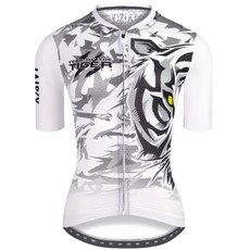 BAISKY百士奇 夏季自行車公路車衣女款空力短車衣 虎威 白