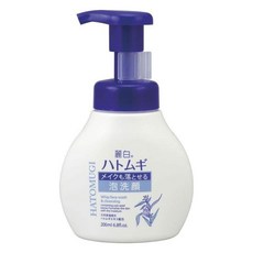 KUMANO 熊野油脂 麗白薏仁按壓式泡沫洗面乳, 1個, 200ml