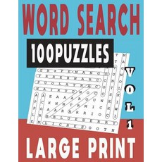 (英文圖書)Word Search Large Print 100 Puzzles Vol 1 平裝版, Independently Published, 英文
