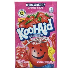 Kool-Aid 草莓風味沖泡飲, 1個, 3.9克