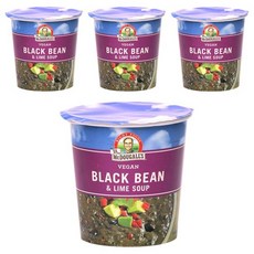 DR.McDOUGALL'S RIGHT FOODS 黑豆酸橙即食湯 杯裝, 4入, 95g