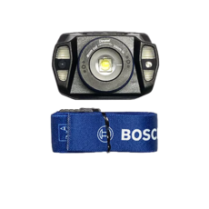 BOSCH 感應變焦強光充電頭燈, 黑色, 1個