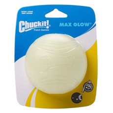 Chuckit 夜光寵物玩具球 XL號, 1個, 白色的