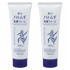 KUMANO 熊野油脂 麗白 麗白薏仁保濕洗面乳, 2條, 170g